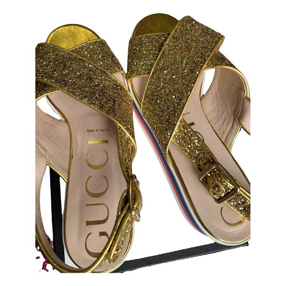 Gucci Glitter sandal - image 2