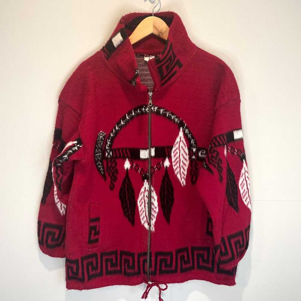 Artesanias Tuntaquimba Tribal Wool Blend Sweater … - image 1
