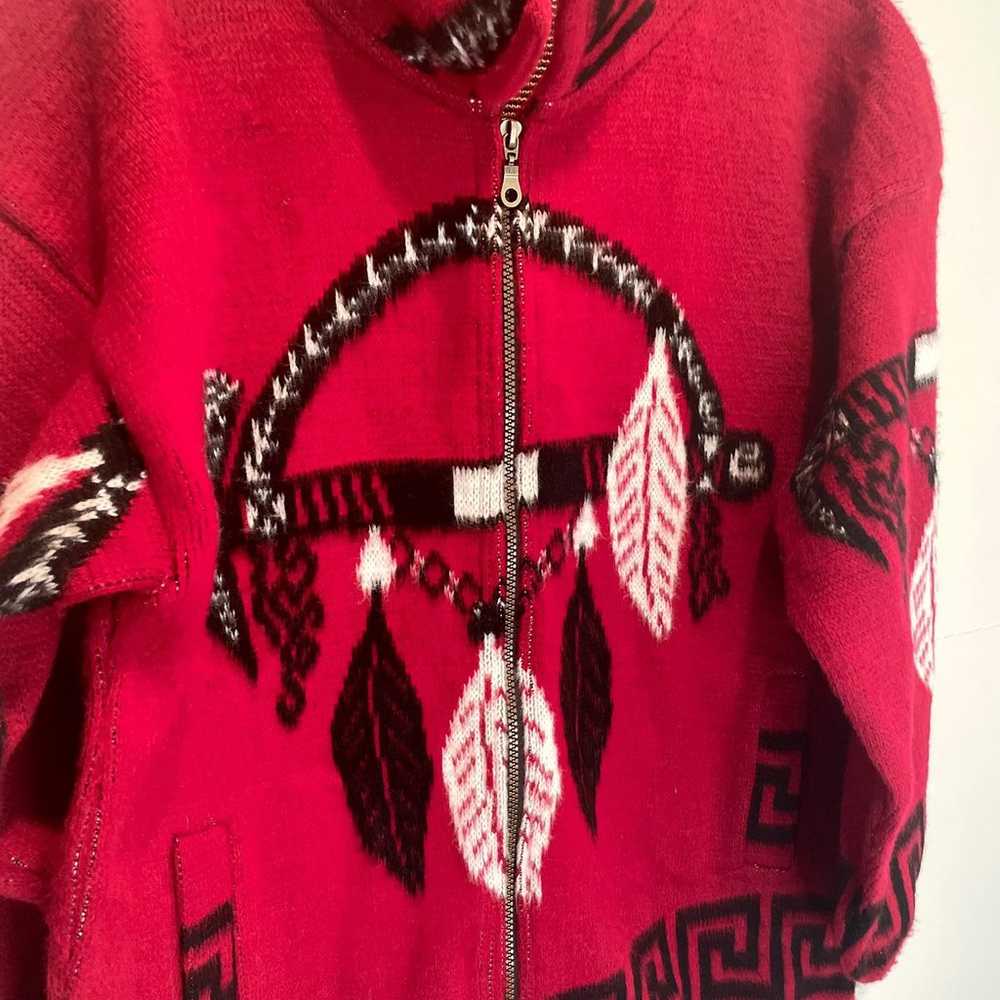 Artesanias Tuntaquimba Tribal Wool Blend Sweater … - image 2