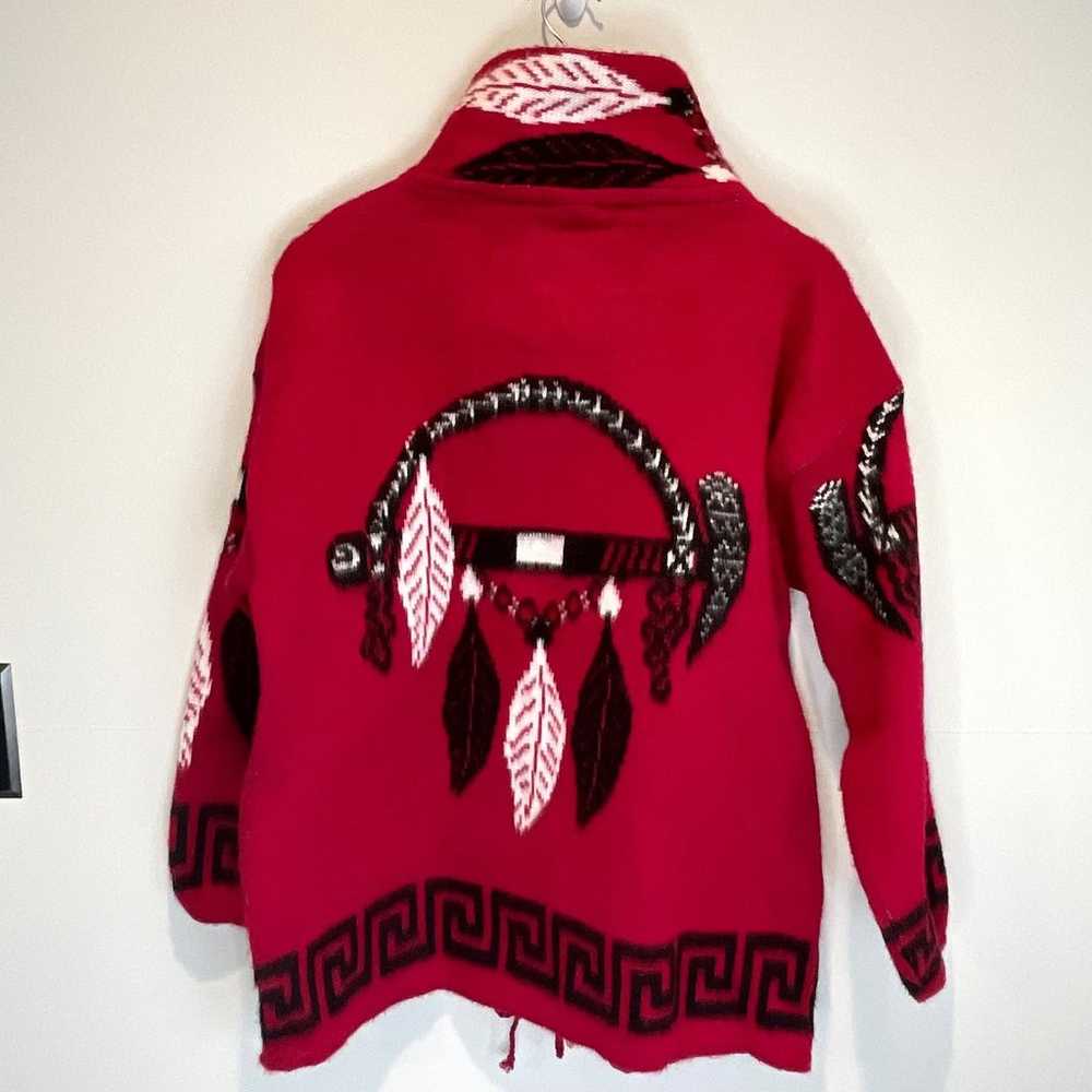 Artesanias Tuntaquimba Tribal Wool Blend Sweater … - image 5