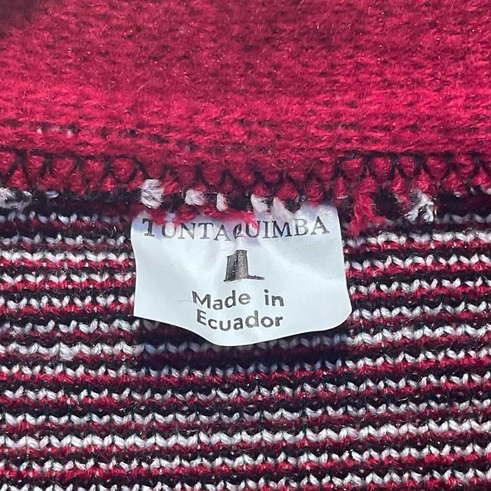 Artesanias Tuntaquimba Tribal Wool Blend Sweater … - image 6
