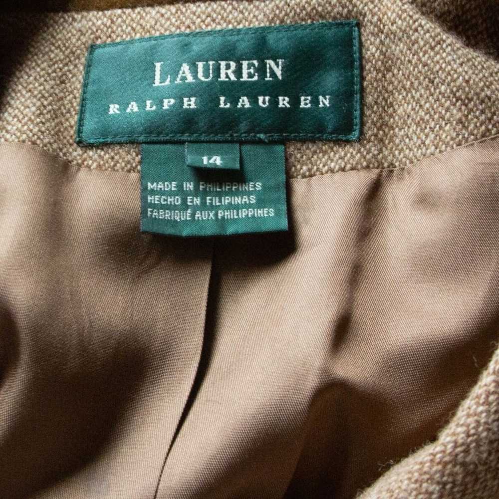 Ralph Lauren Blazer 14 Wool Tweed Horse Riding Eq… - image 11