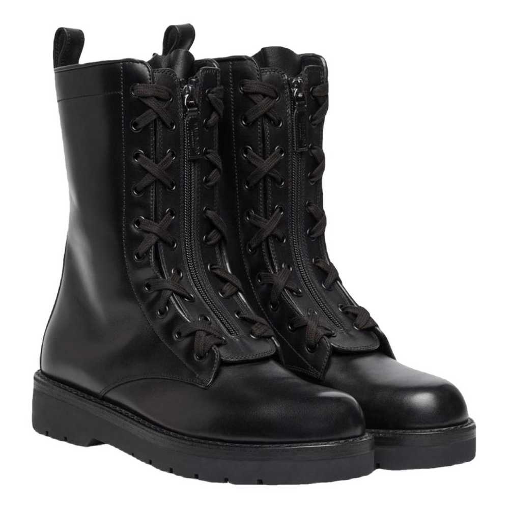 Valentino Garavani Leather biker boots - image 1