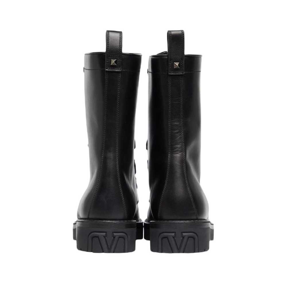 Valentino Garavani Leather biker boots - image 3