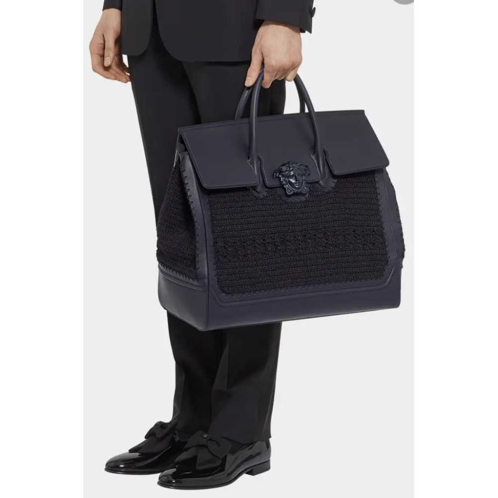 Versace Leather travel bag - image 2