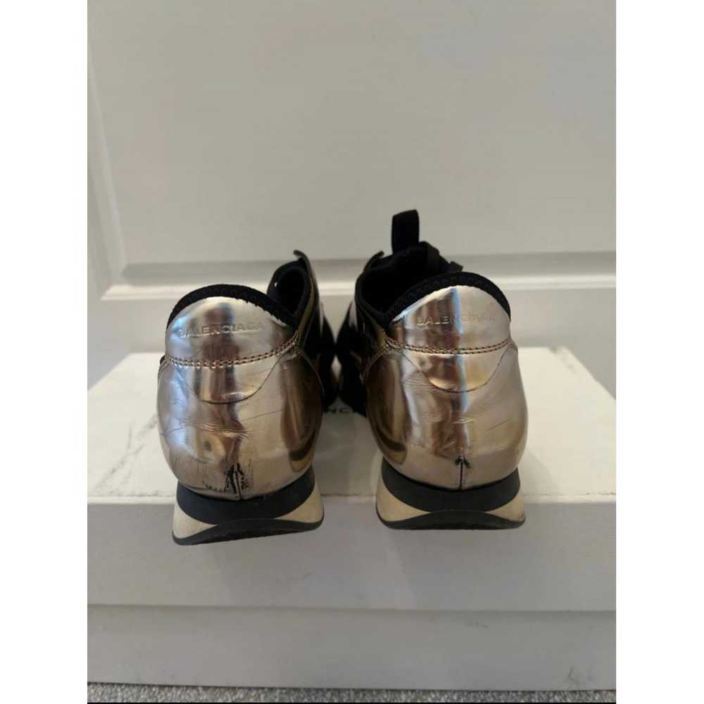 Balenciaga Race leather trainers - image 5