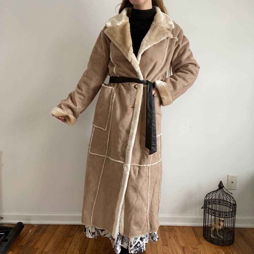 Pennylane Coat winter jacket 60s y2k faux fur dus… - image 5