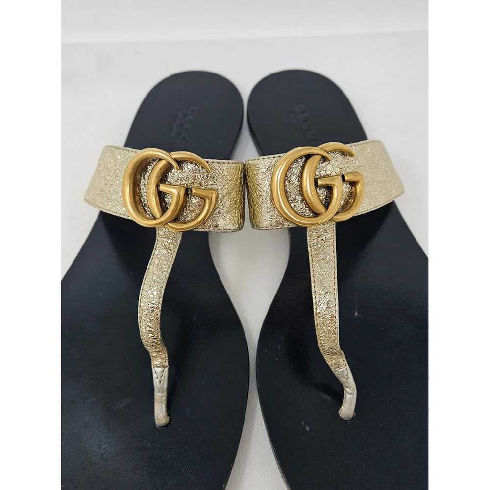 Gucci Double G leather sandal - image 11