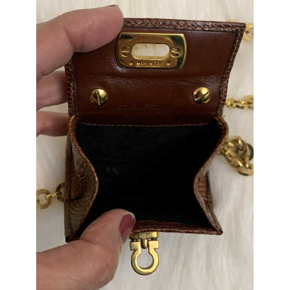 Salvatore Ferragamo Leather mini bag - image 4