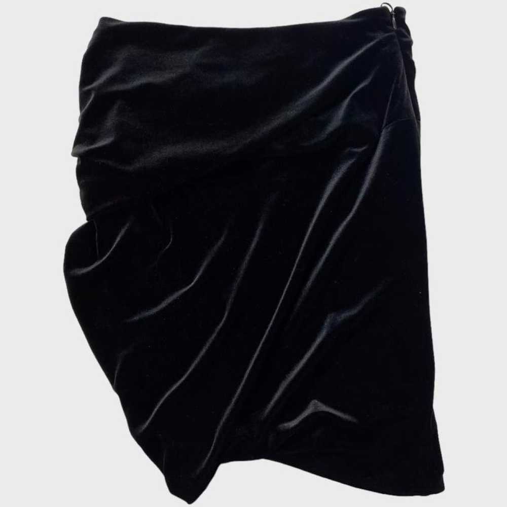 Alexandre Vauthier Velvet mini skirt - image 2