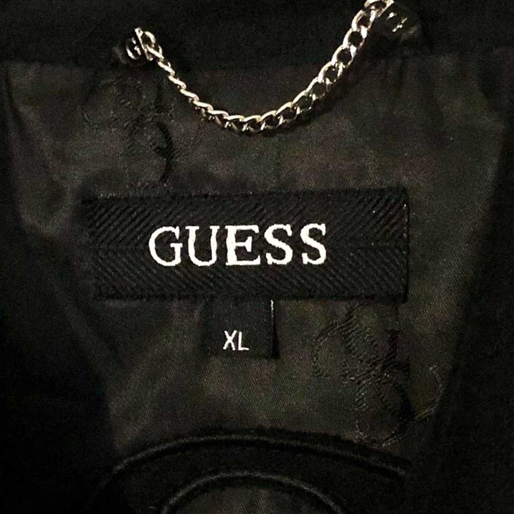Guess Black Wool Blend Double Breasted Button Fro… - image 10
