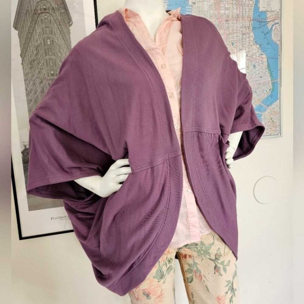 ATHLETA Purple Cocoon Wrap With Pockets - image 4