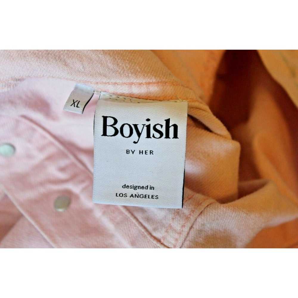 Boyish By Her Womens Oversized Pink Panther Denim… - image 5