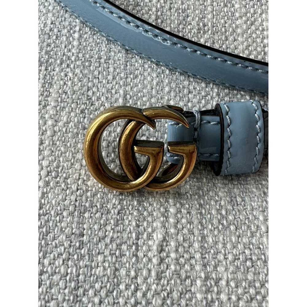 Gucci Gg Buckle patent leather belt - image 5