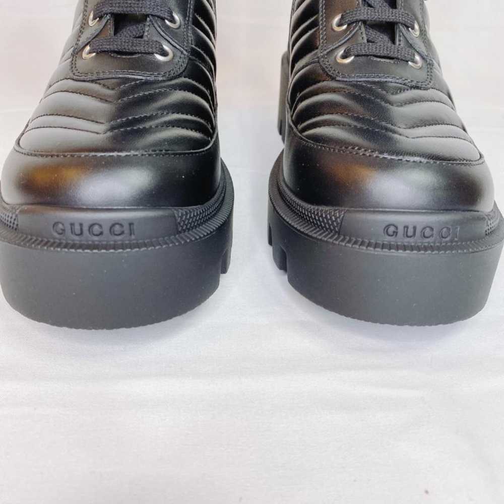 Gucci Leather boots - image 4