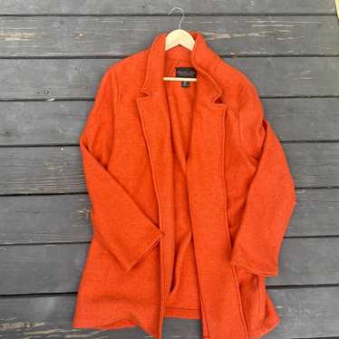 • Rachel Zoe burnt orange open jacket • Size XL