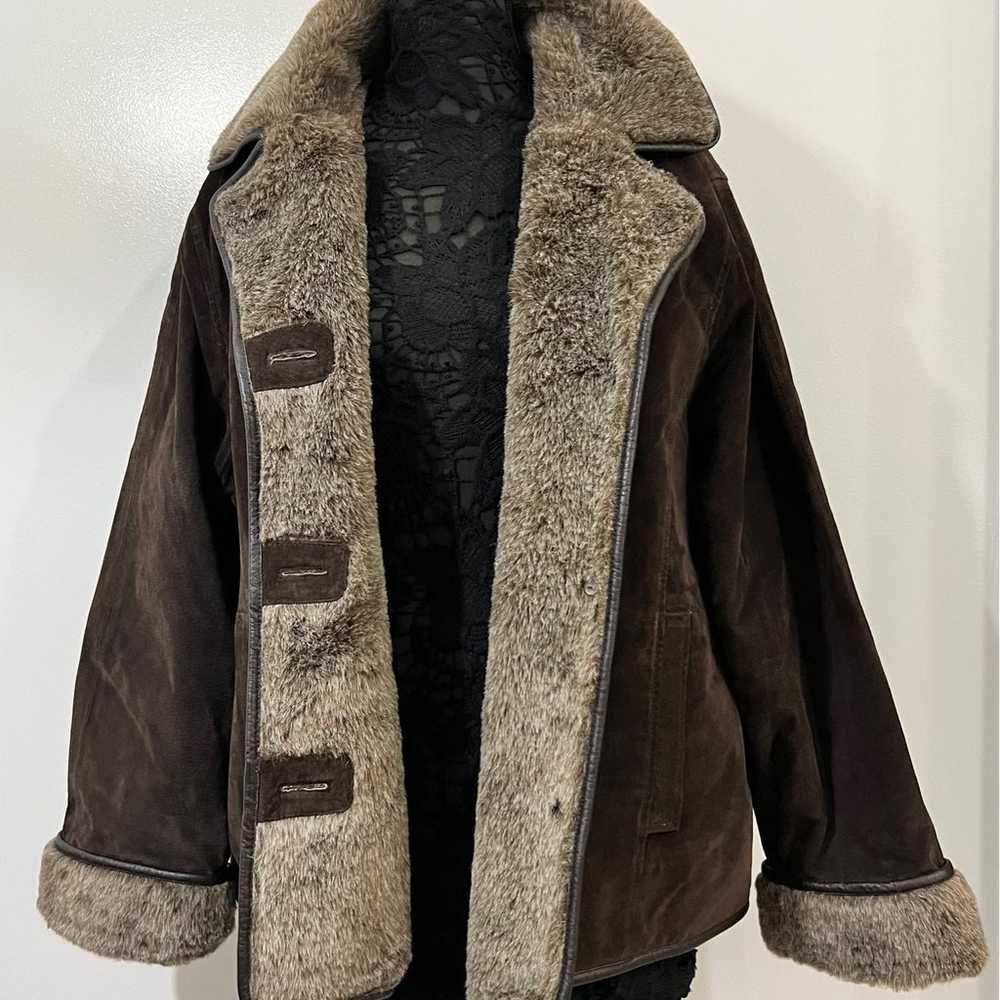 Vintage Genuine Suede Leather Jacket - image 2