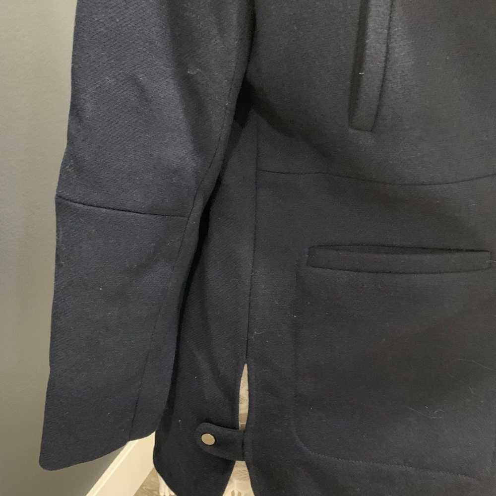 Navy blue Zara Coat sz XL - image 5