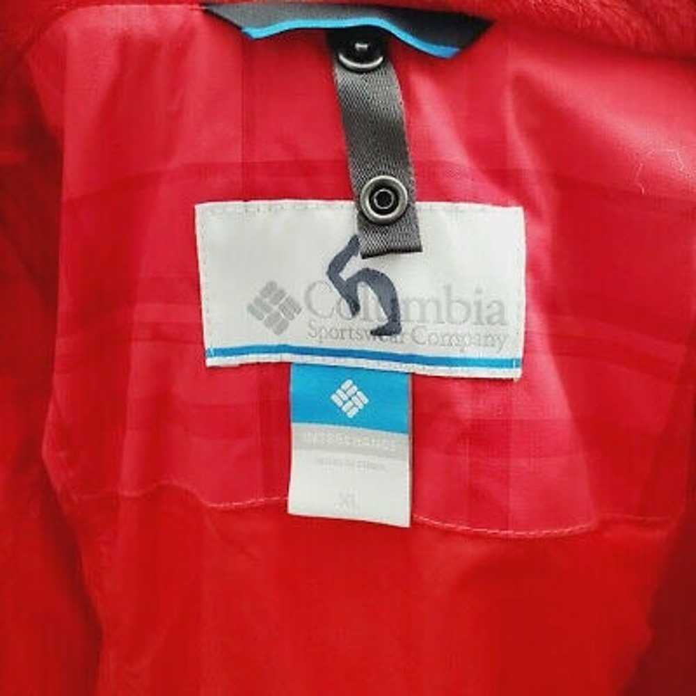 Columbia Womens Red Hooded Jacket Sz XL - image 10