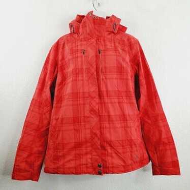 Columbia Womens Red Hooded Jacket Sz XL - image 1