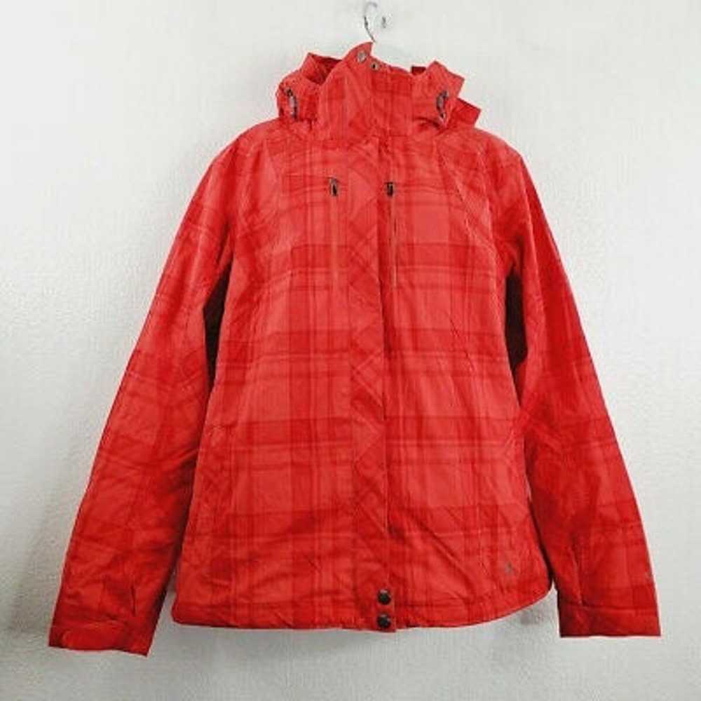 Columbia Womens Red Hooded Jacket Sz XL - image 2
