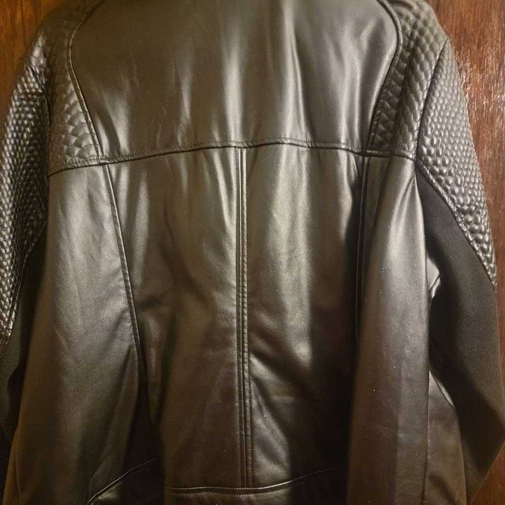 Lane Bryant faux leather jacket - image 3