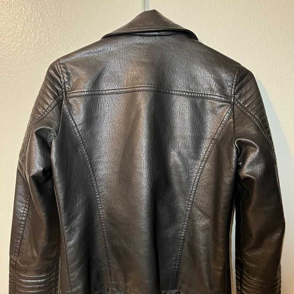 faux leather jacket - image 3