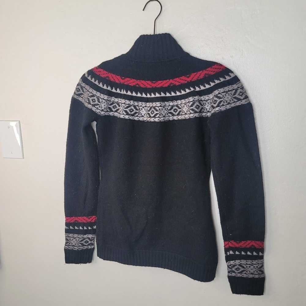 Neve wool zip up sweater  xs - image 2