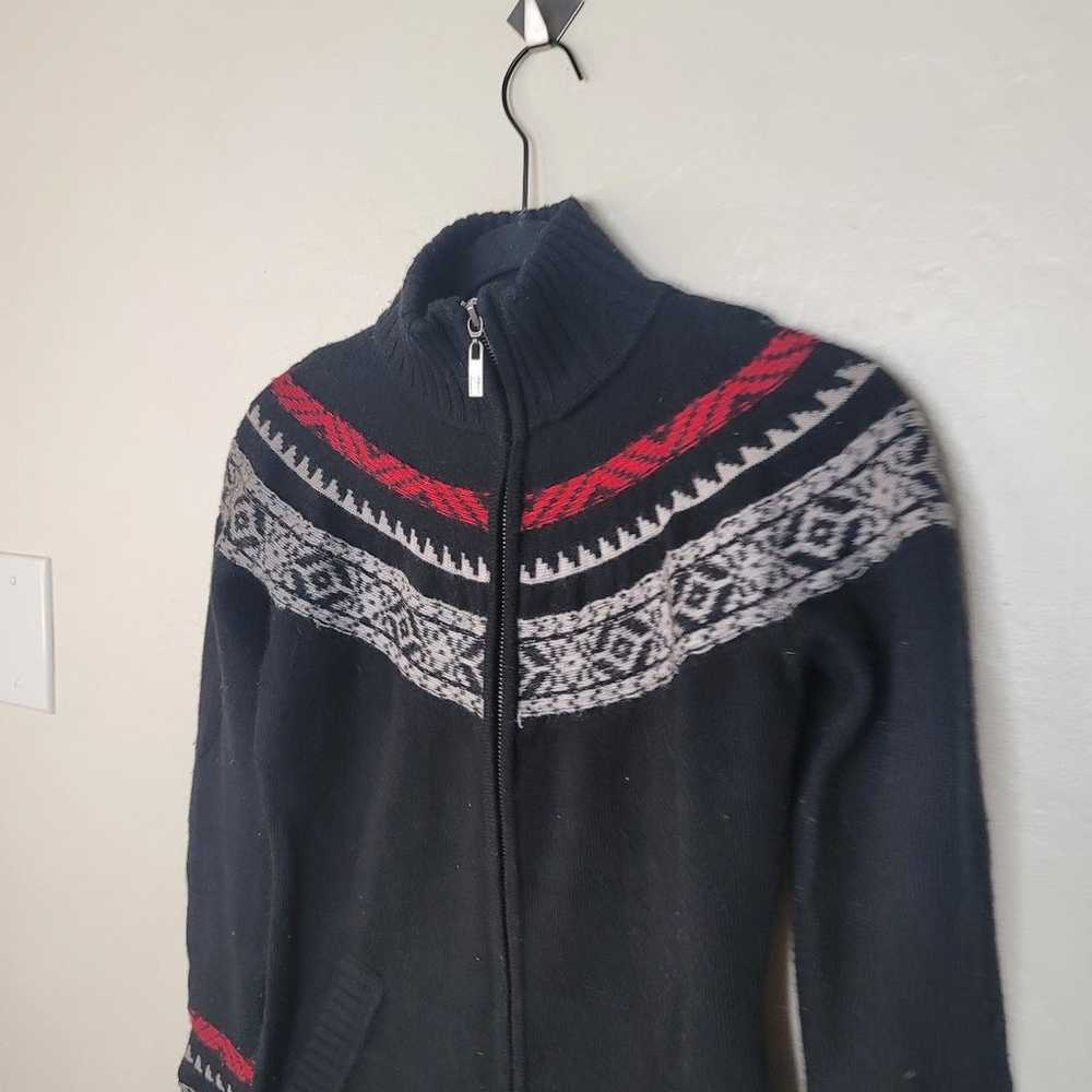Neve wool zip up sweater  xs - image 3