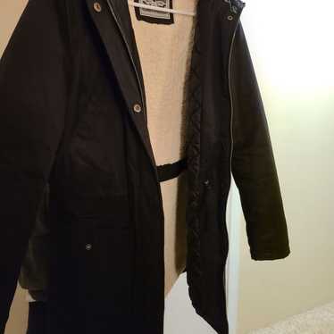Black sherpa lined Levis jacket - image 1