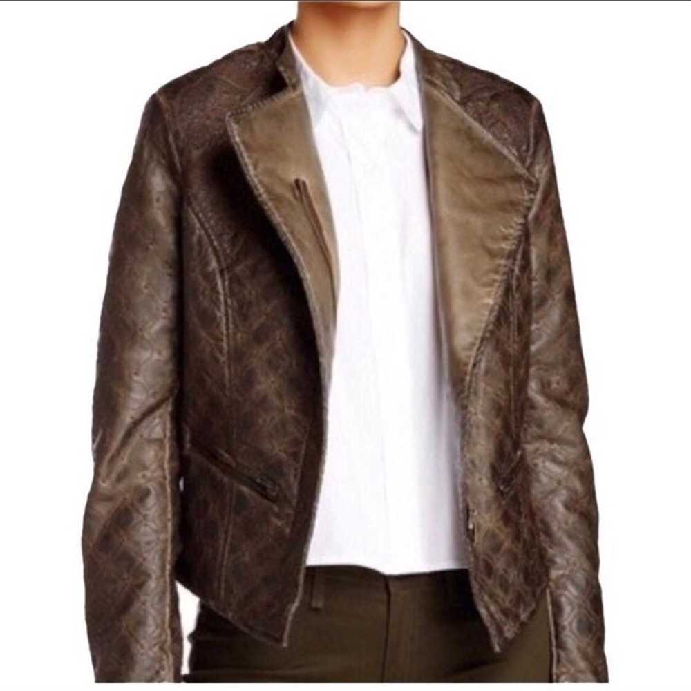 Paisley Leather Jacket - image 7