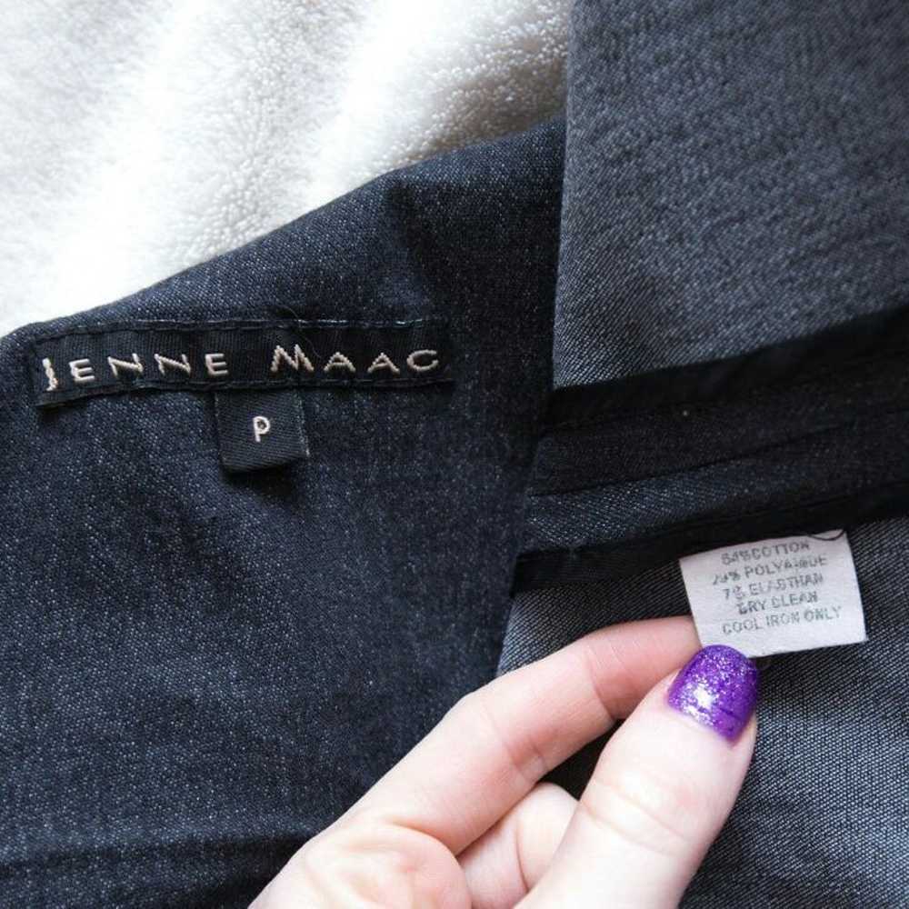 Jenne Maag Blue Cotton Jacket Petite - image 4