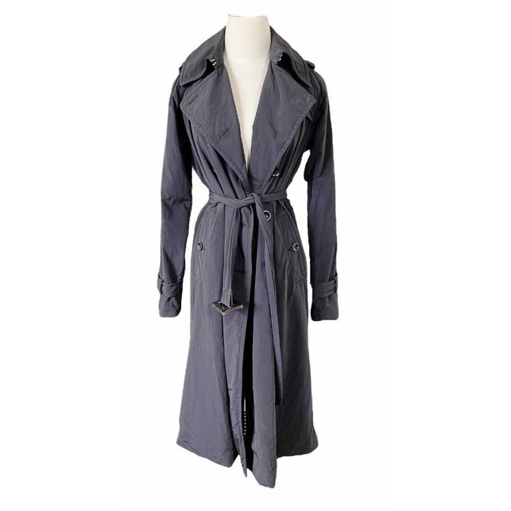 Banana Republic Black Double Breasted Trench Coat… - image 12