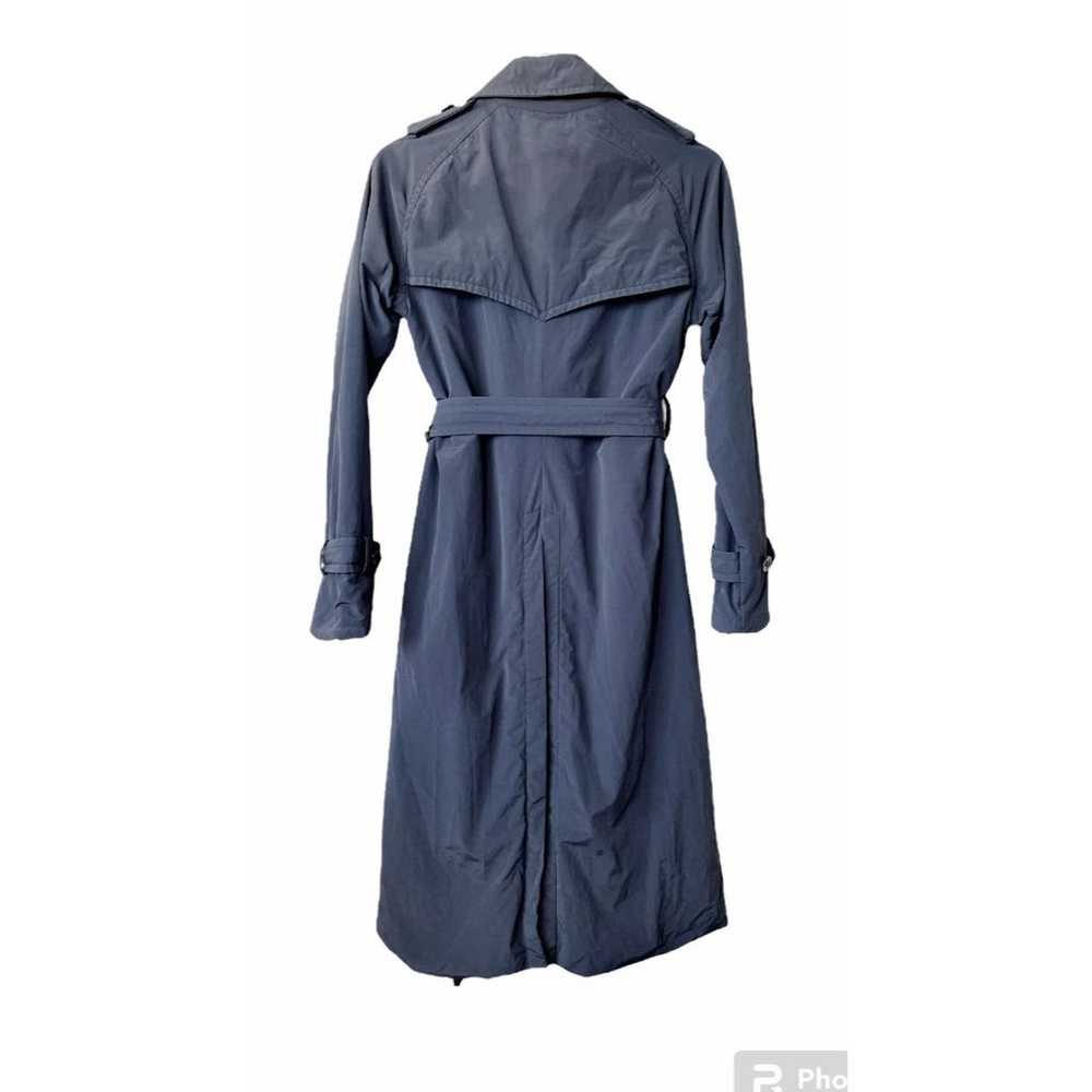 Banana Republic Black Double Breasted Trench Coat… - image 2