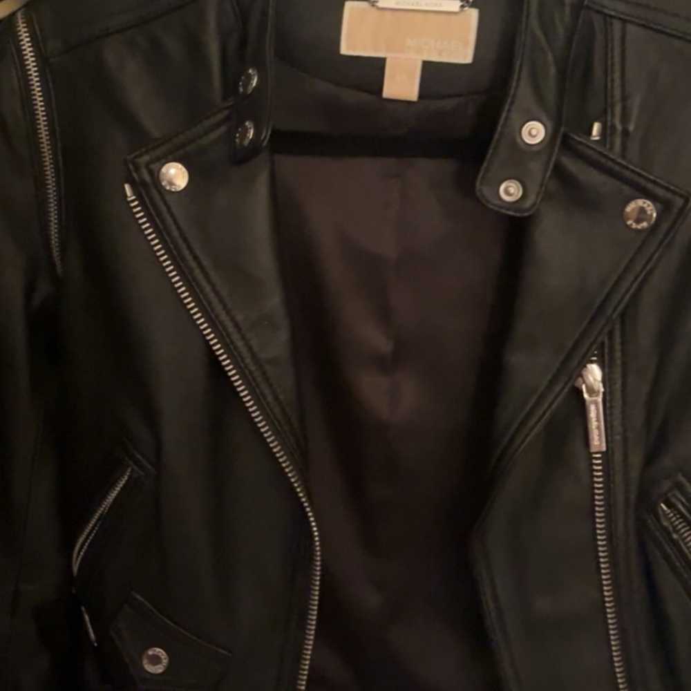 Genuine Leather Michael Kors XS Black jacket - image 1