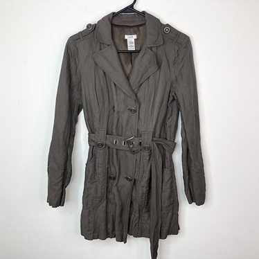 Cache Womens Trenchcoat Size XS Belted Utility Jac