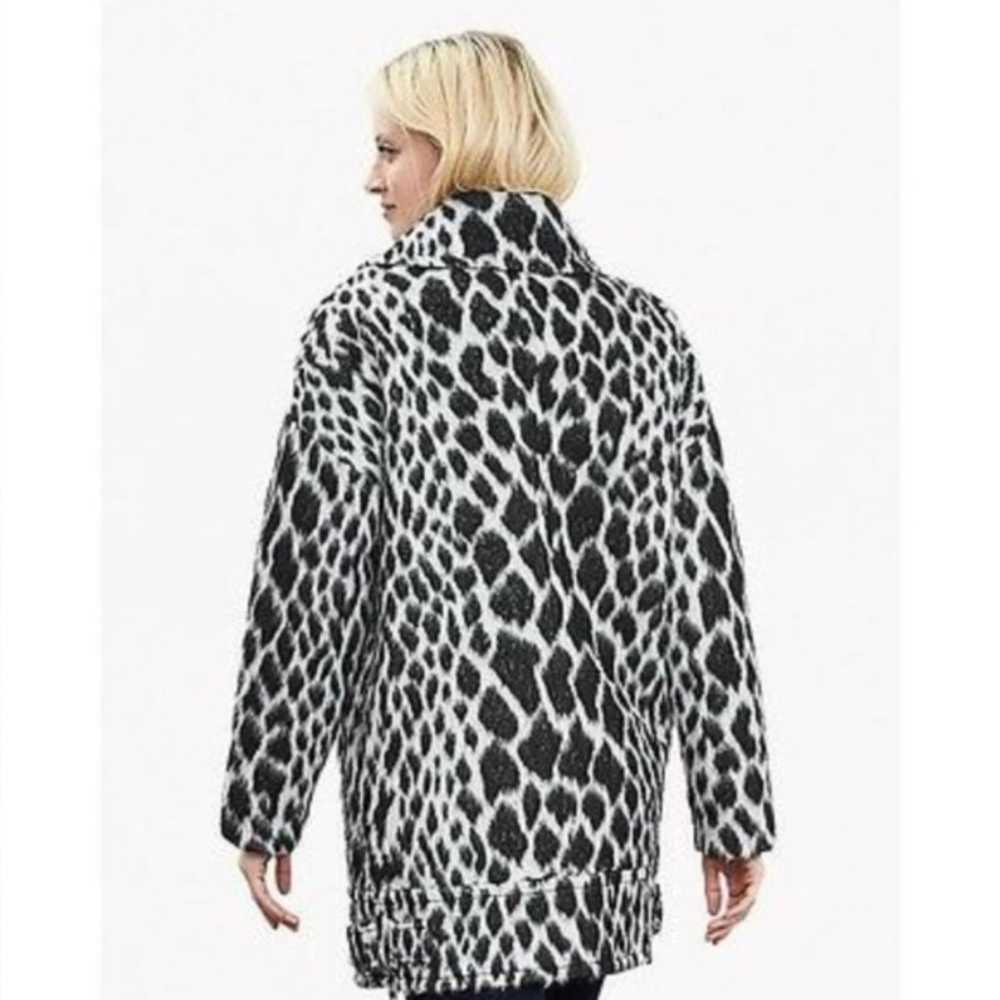 Banana Republic Snow Leopard Cocoon Jacket Coat S… - image 2