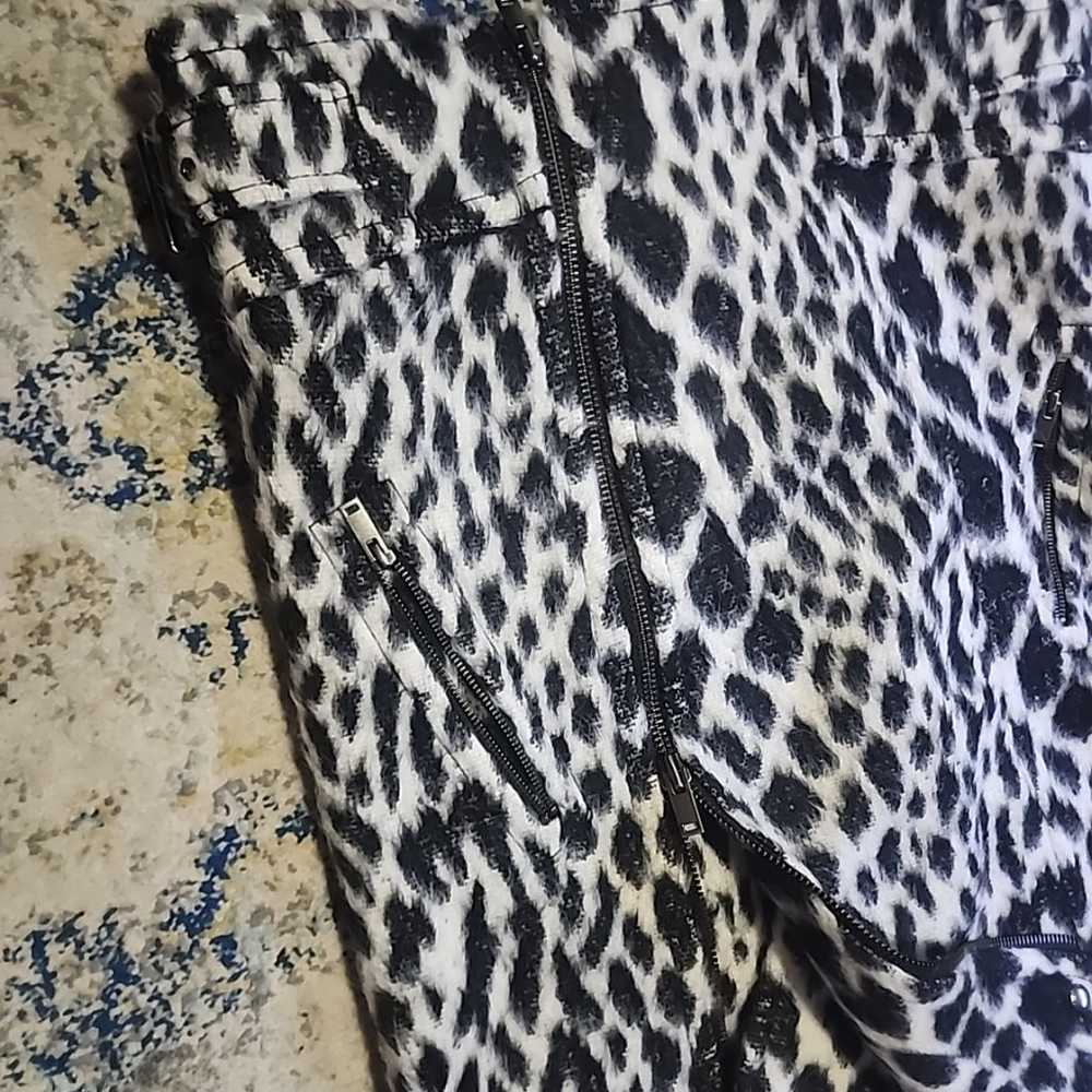 Banana Republic Snow Leopard Cocoon Jacket Coat S… - image 7