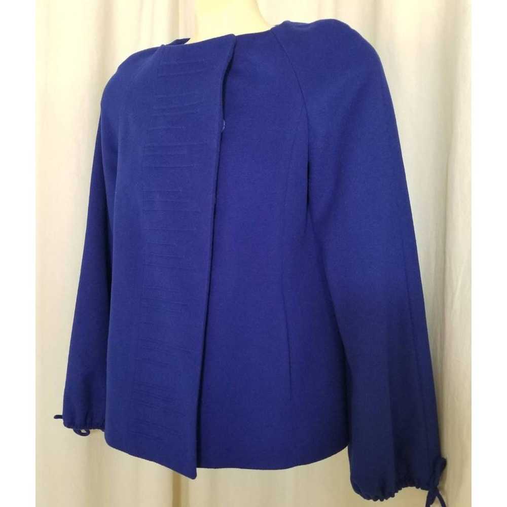Ellen Tracy Wool Angora Blend Short Jacket Bow Sl… - image 2