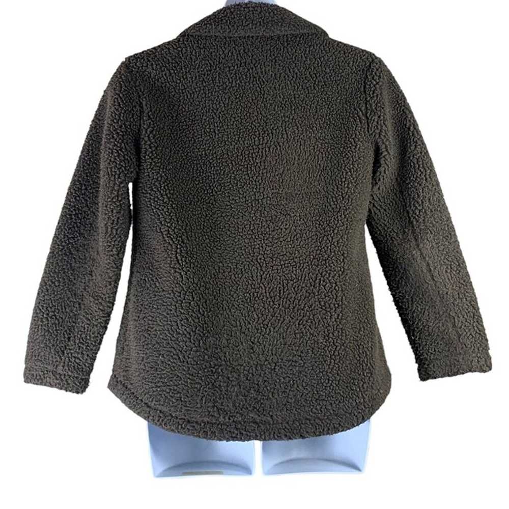 Pendleton XS Jacket Brown Sherpa Button Up Coat P… - image 3