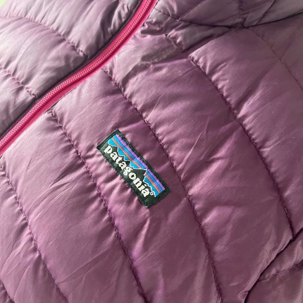 Patagonia Womens Down Jacket Purple Size XS - image 2