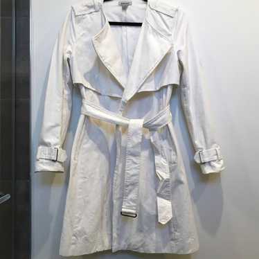 DKNY White Trench Coat