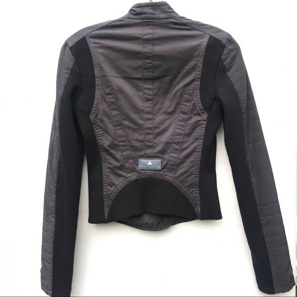 Adidas by Stella McCartney Moto jacket xs crop bl… - image 2