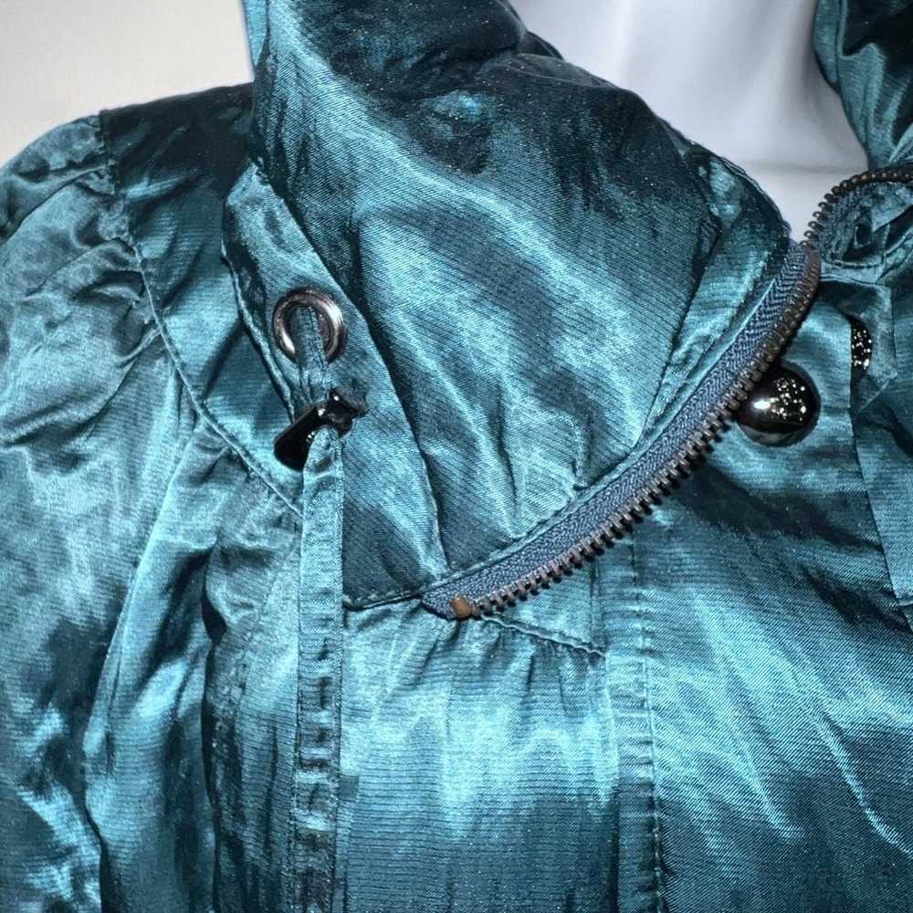 GORGEOUS TEAL COLOR RAIN JACKET BY GALLERY, WITH … - image 8