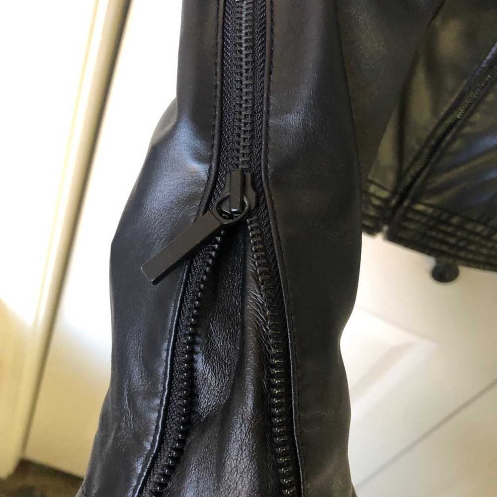 Real Leather Jacket Soft Size 6 - image 3