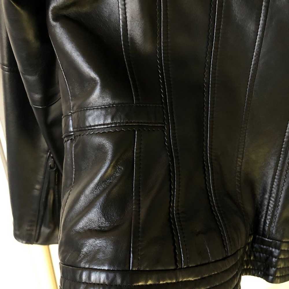 Real Leather Jacket Soft Size 6 - image 6