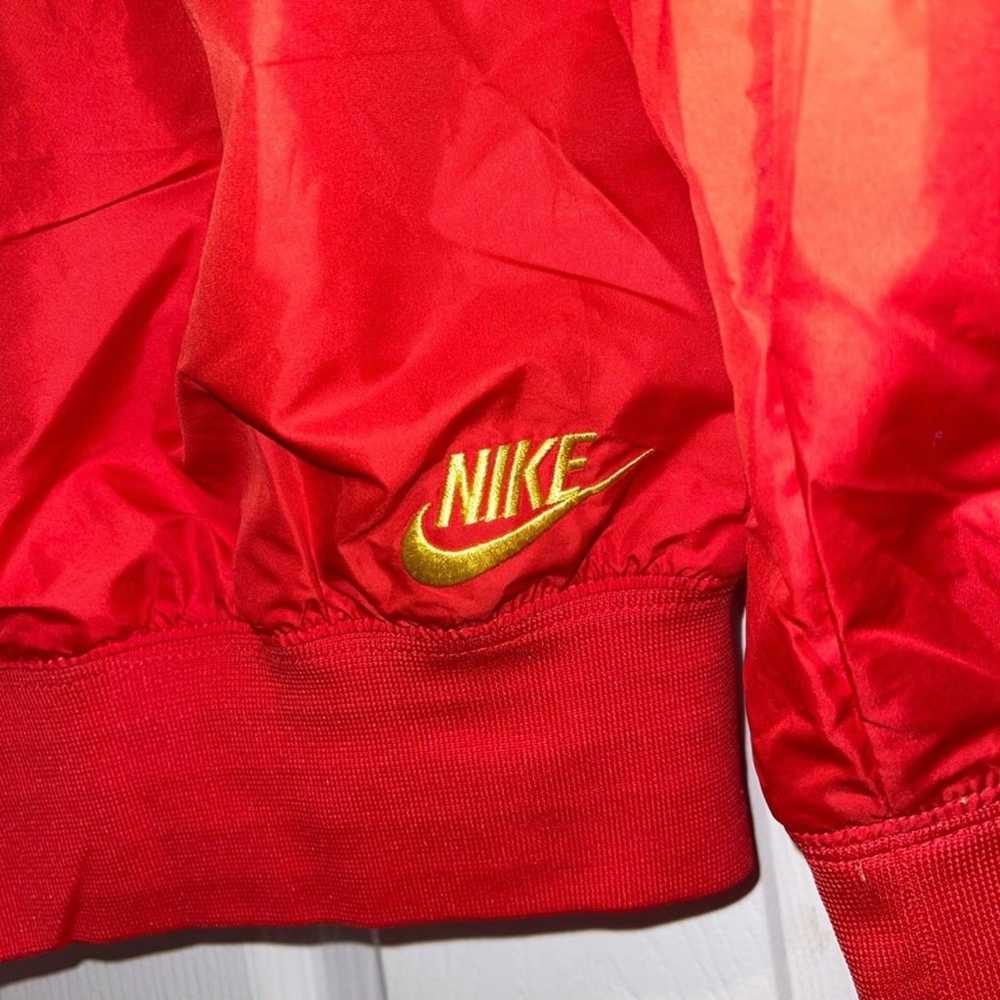 Nike Reversible Red and Yellow Hooded Windbreaker - image 3