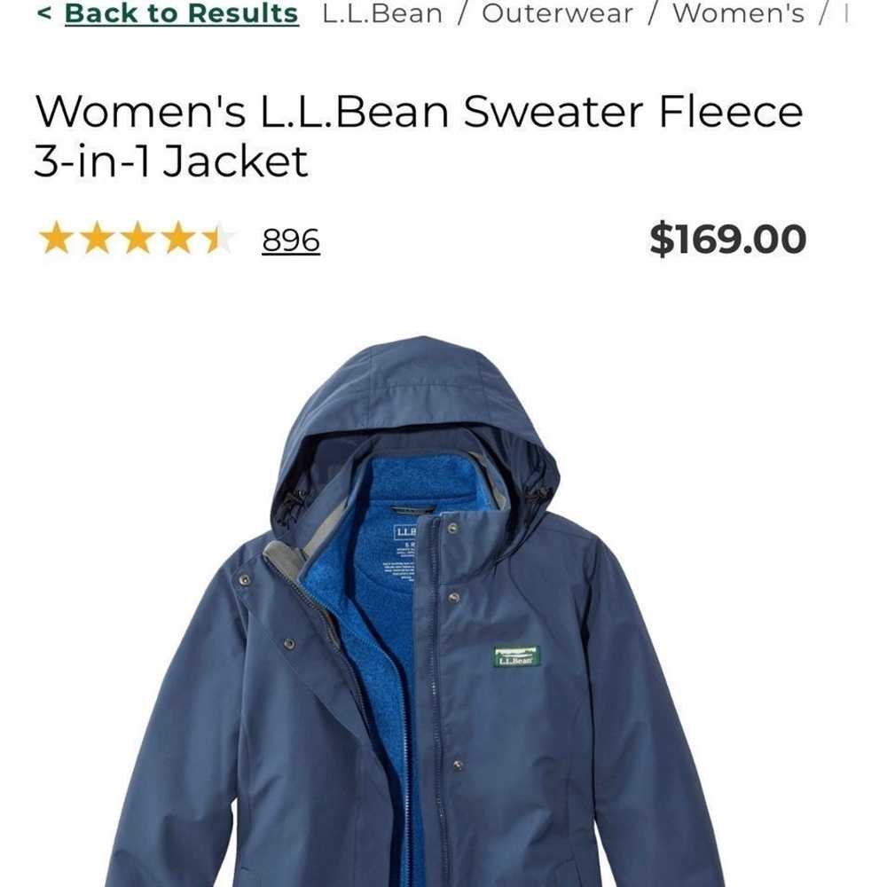 Women's L.L.Bean Sweater Fleece 3-in-1 Jacket - image 12