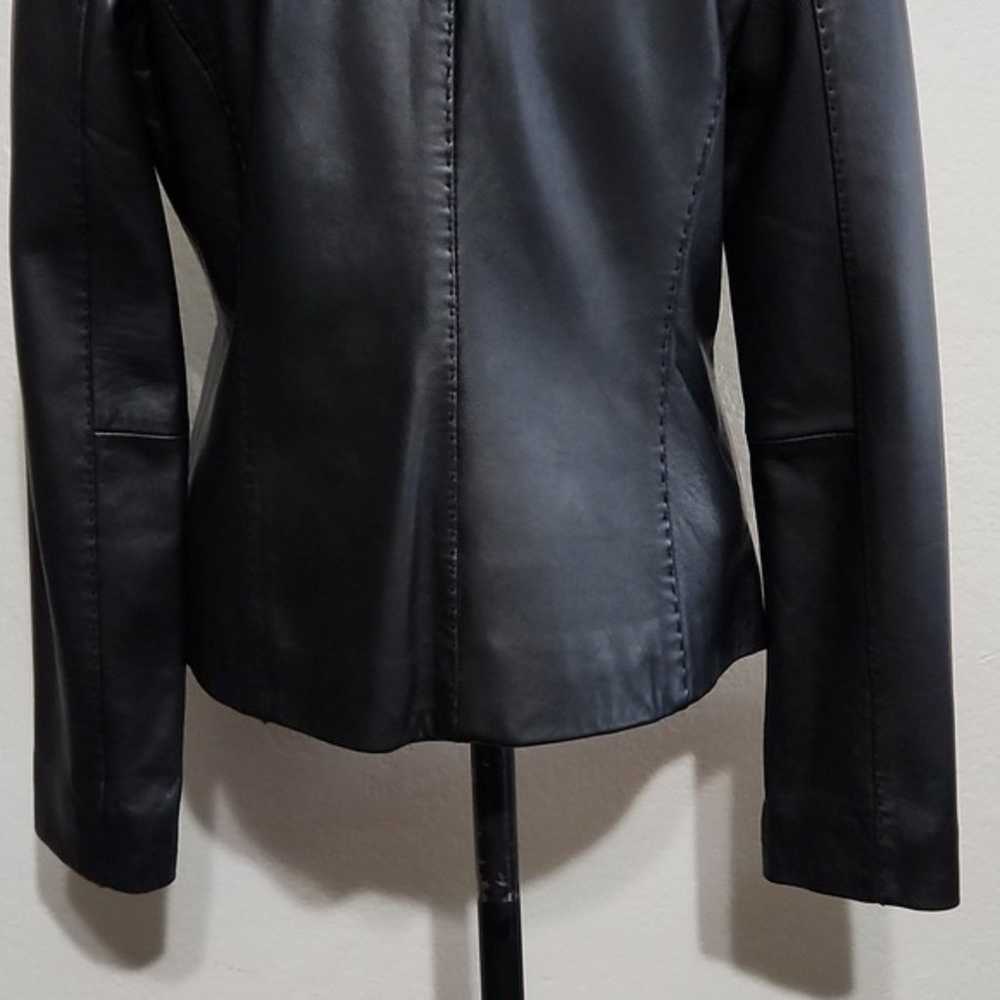 Sonoma Life & Style Black Lambskin Leather Soft B… - image 10