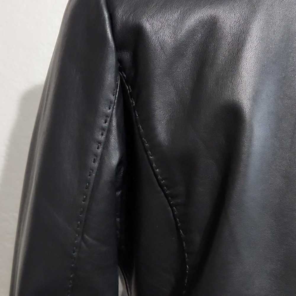 Sonoma Life & Style Black Lambskin Leather Soft B… - image 11
